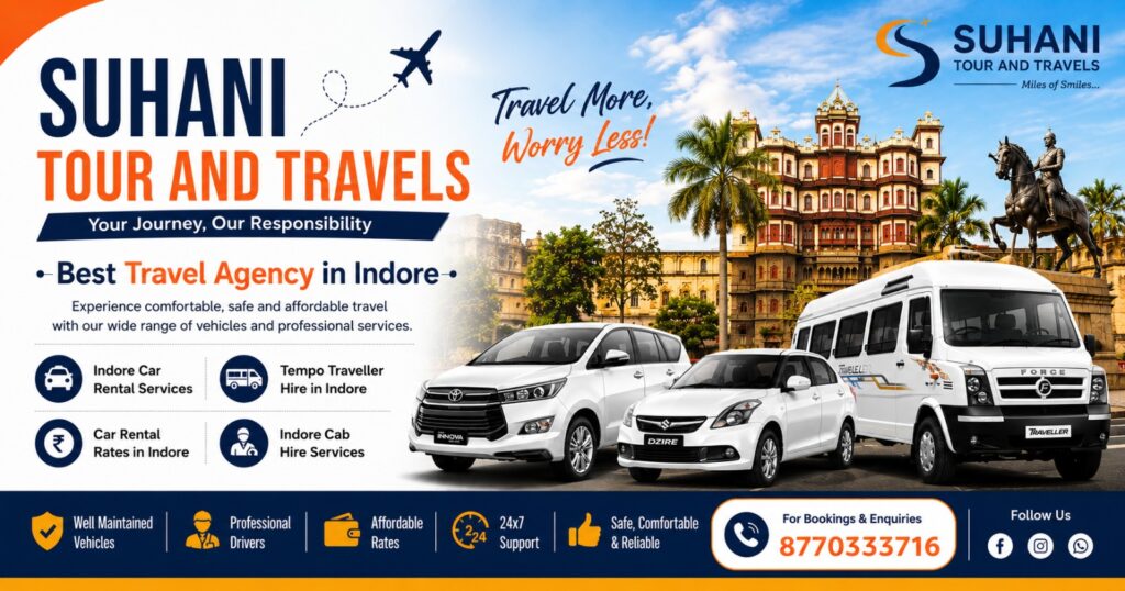 Best Travel Agency in Indore for Comfortable and Affordable Travel